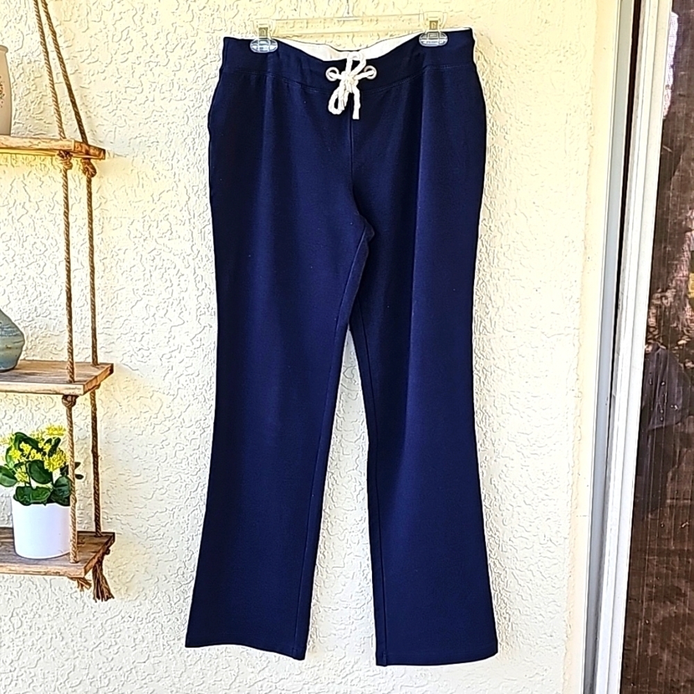 TOMMY‎ BAHAMA SPA PANTS.Navy blue. Size 4-6. Rope tie. Straight leg. Cozy.